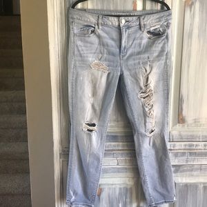 American Eagle Super Strech Ripped Jeggings